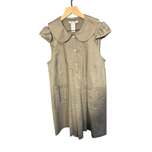Alice + Olivia Womens Stone Puff Sleeve Pocket Dress L NWT - Picture 1 of 6